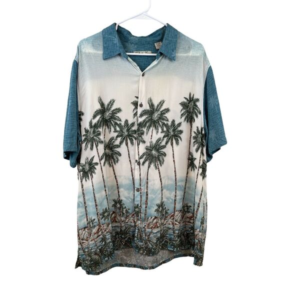 Batik Bay Men’s XL Camp Hawaiian Scene Shirt Aloha Beach - Picture 1 of 3